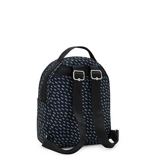 Kipling Kae Printed Ryggsekk Svarte | NO 1623DF